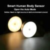 Lámpara LED inteligente con Sensor de cuerpo humano, iluminación de emergencia automática, carga USB, succión magnética inalámbrica, luz nocturna 1