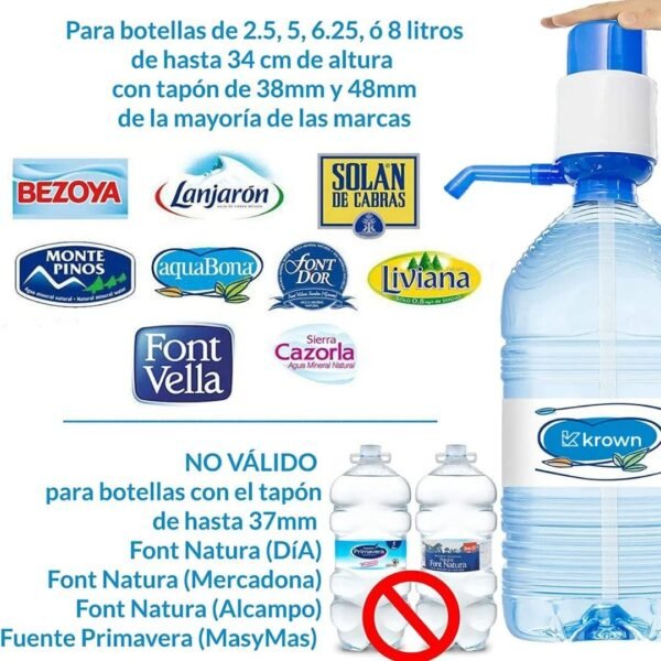 Dispensador de agua manual