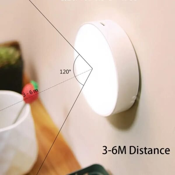 Lámpara LED inteligente con Sensor de cuerpo humano, iluminación de emergencia automática, carga USB, succión magnética inalámbrica, luz nocturna 1