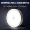 Lámpara LED inteligente con Sensor de cuerpo humano, iluminación de emergencia automática, carga USB, succión magnética inalámbrica, luz nocturna 1