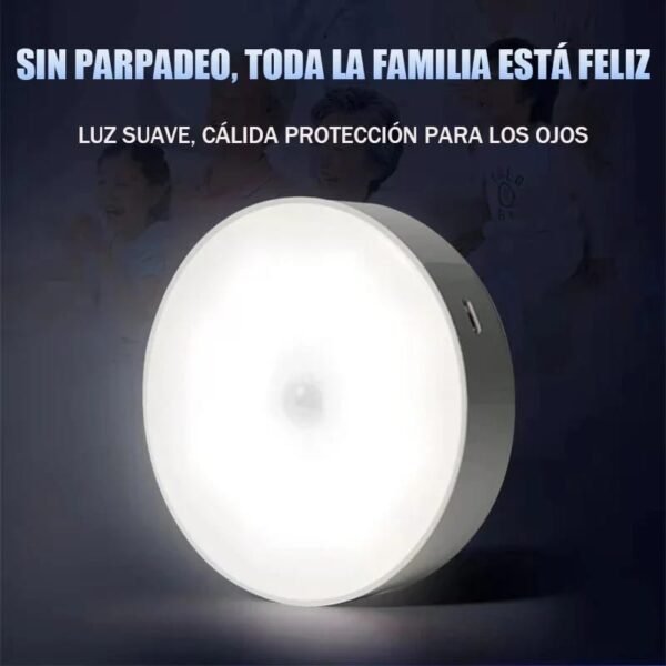 Lámpara LED inteligente con Sensor de cuerpo humano, iluminación de emergencia automática, carga USB, succión magnética inalámbrica, luz nocturna 1