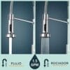 Extensor de grifo inoxidable