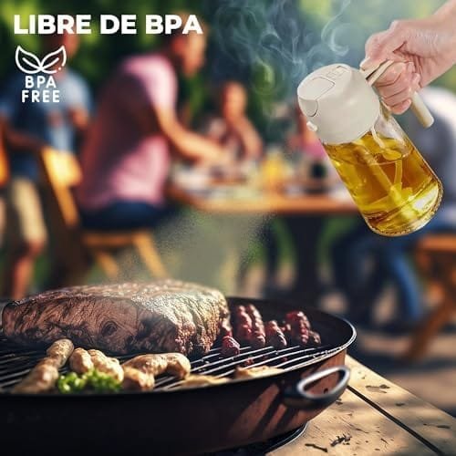 Pulverizador aceite para cocina 500ml | Spray Dosificador antigoteo para cocina