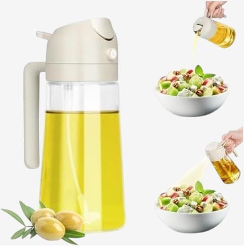Pulverizador aceite para cocina 500ml | Spray Dosificador antigoteo para cocina