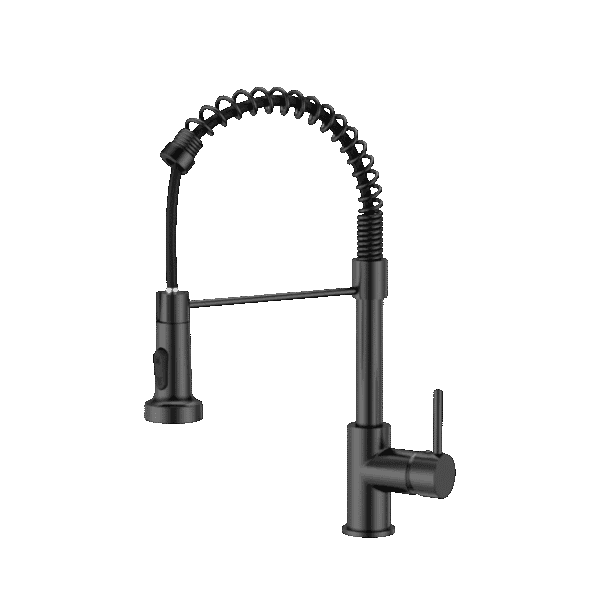 Extensor de grifo inoxidable negro